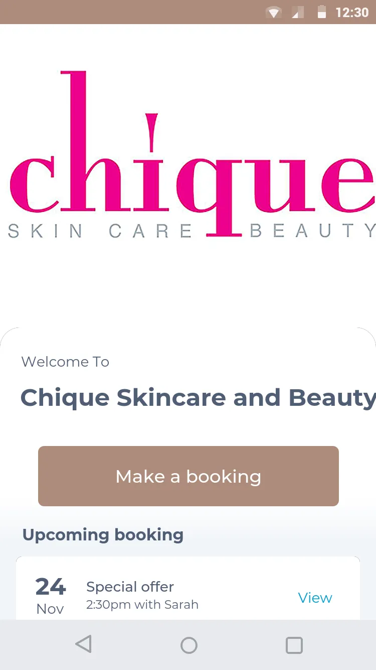 Chique Skincare and Beauty | Indus Appstore | Screenshot