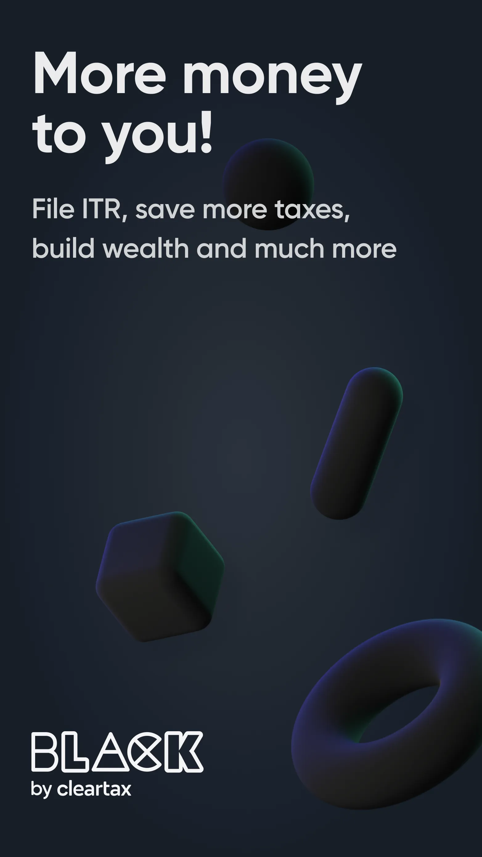 Income Tax Filing, ITR - Black | Indus Appstore | Screenshot