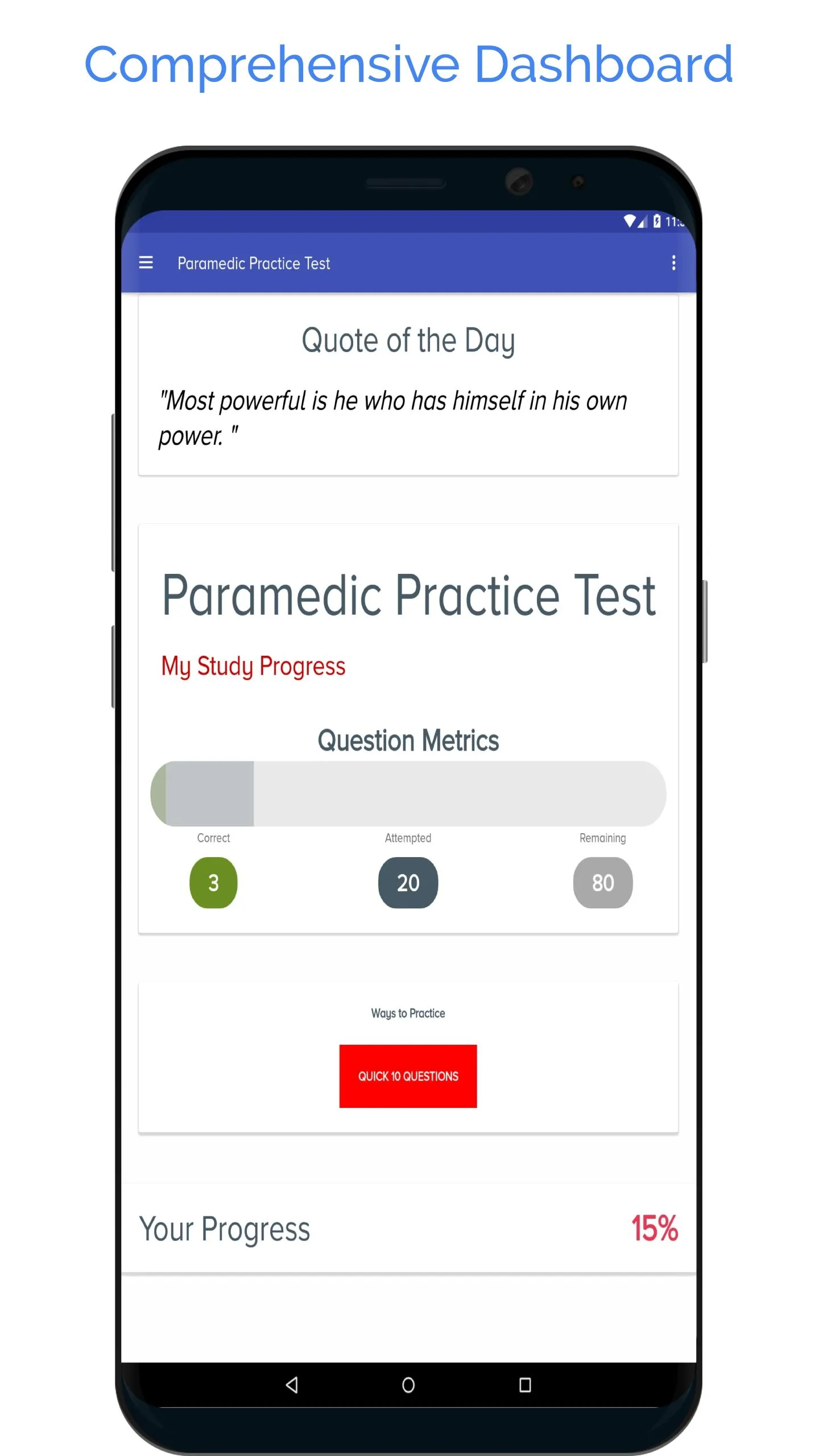 Paramedic Practice Test | Indus Appstore | Screenshot