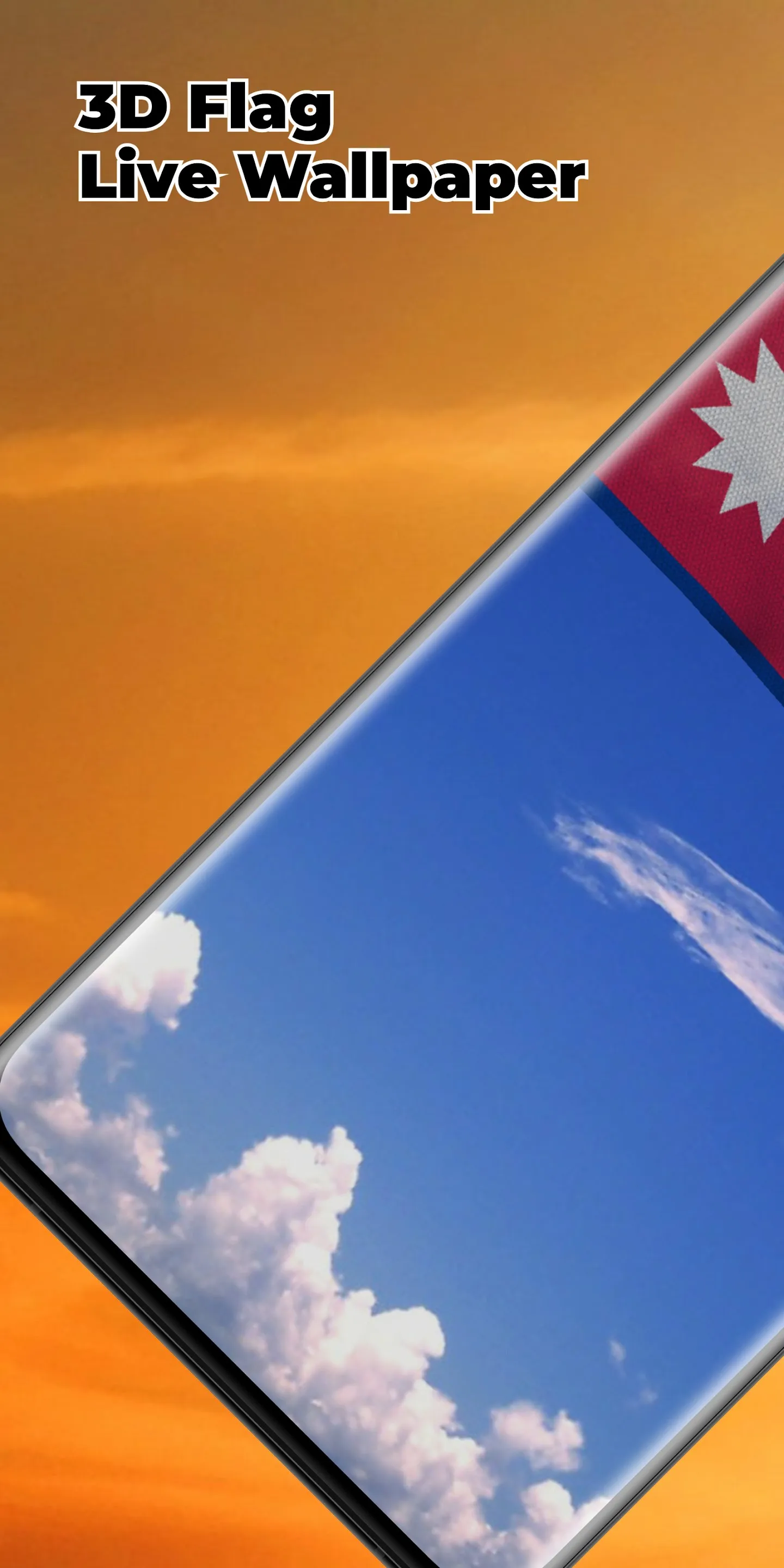 Nepal Flag Live Wallpaper | Indus Appstore | Screenshot