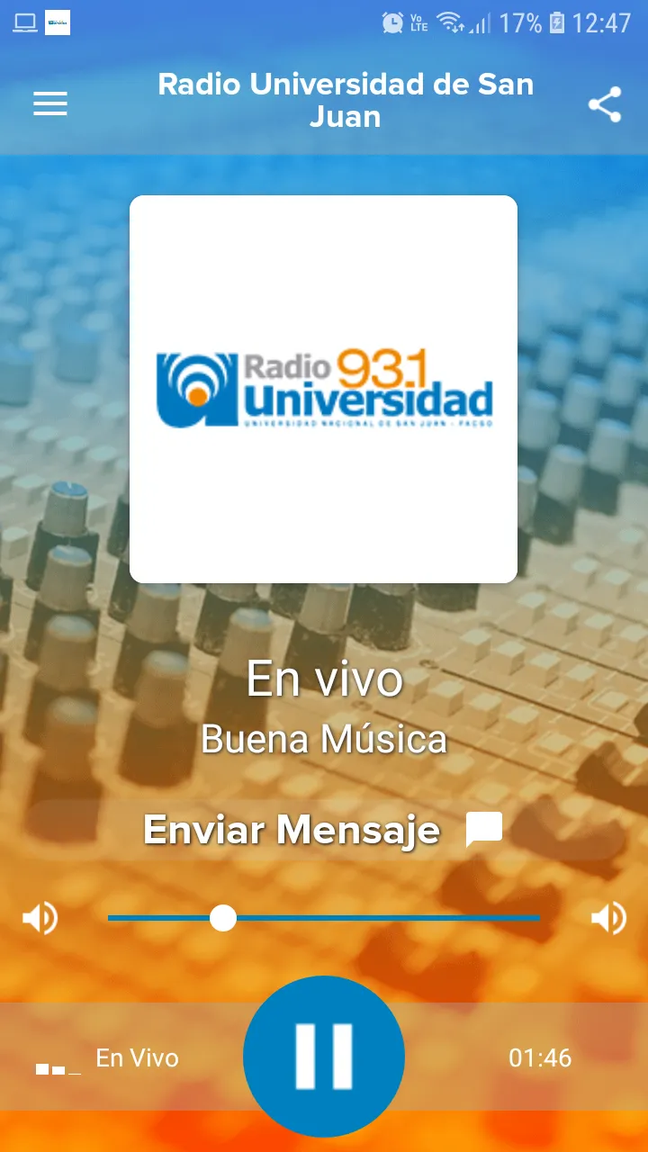 Radio Universidad de San Juan | Indus Appstore | Screenshot