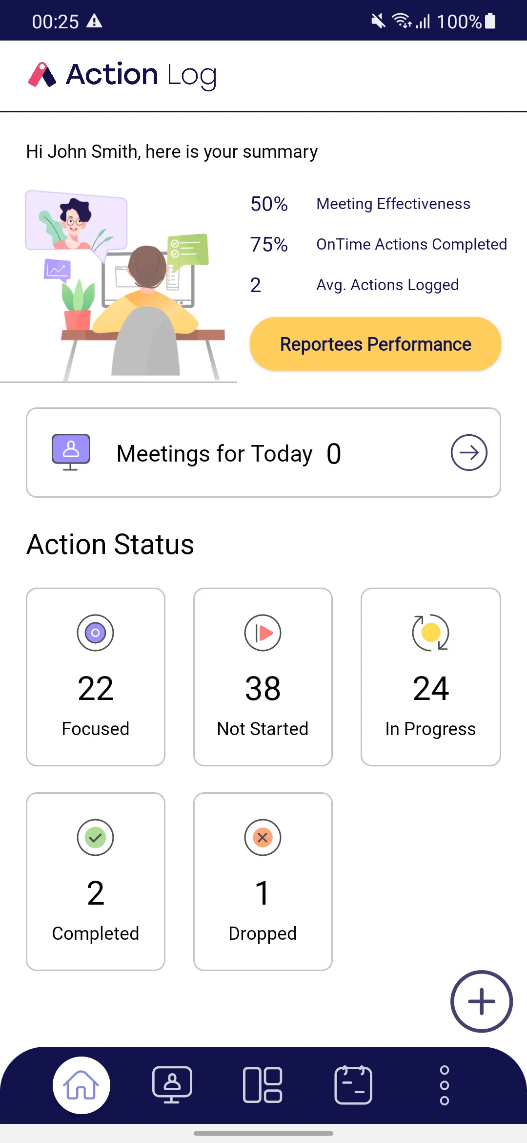 ActionLog | Indus Appstore | Screenshot