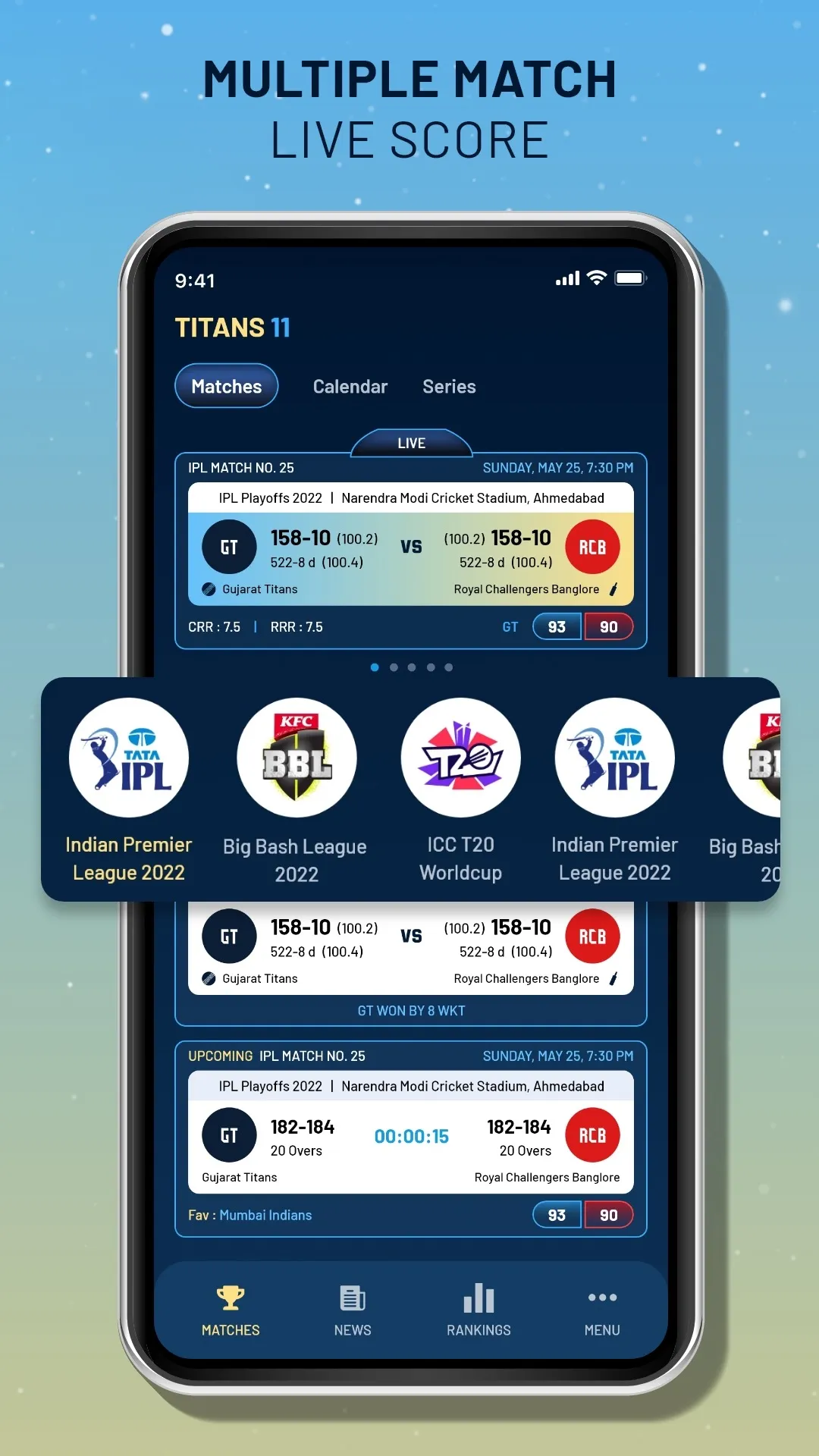 Titans11 Cricket Live Line | Indus Appstore | Screenshot