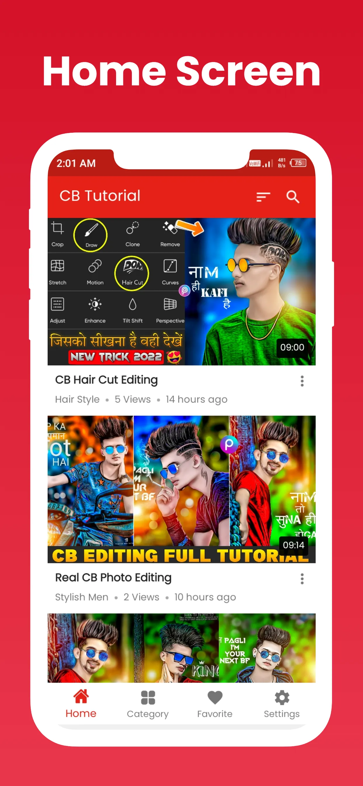 CB Photo Editing Tutorials | Indus Appstore | Screenshot