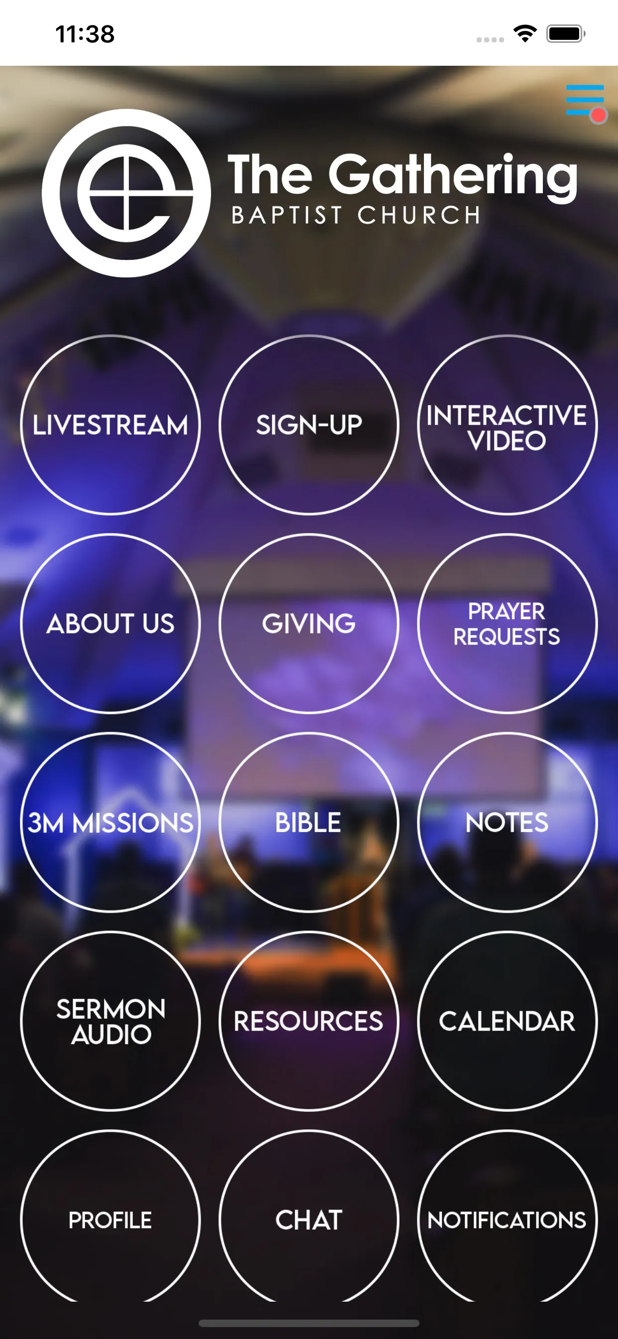 The Gathering Baptist Church | Indus Appstore | Screenshot