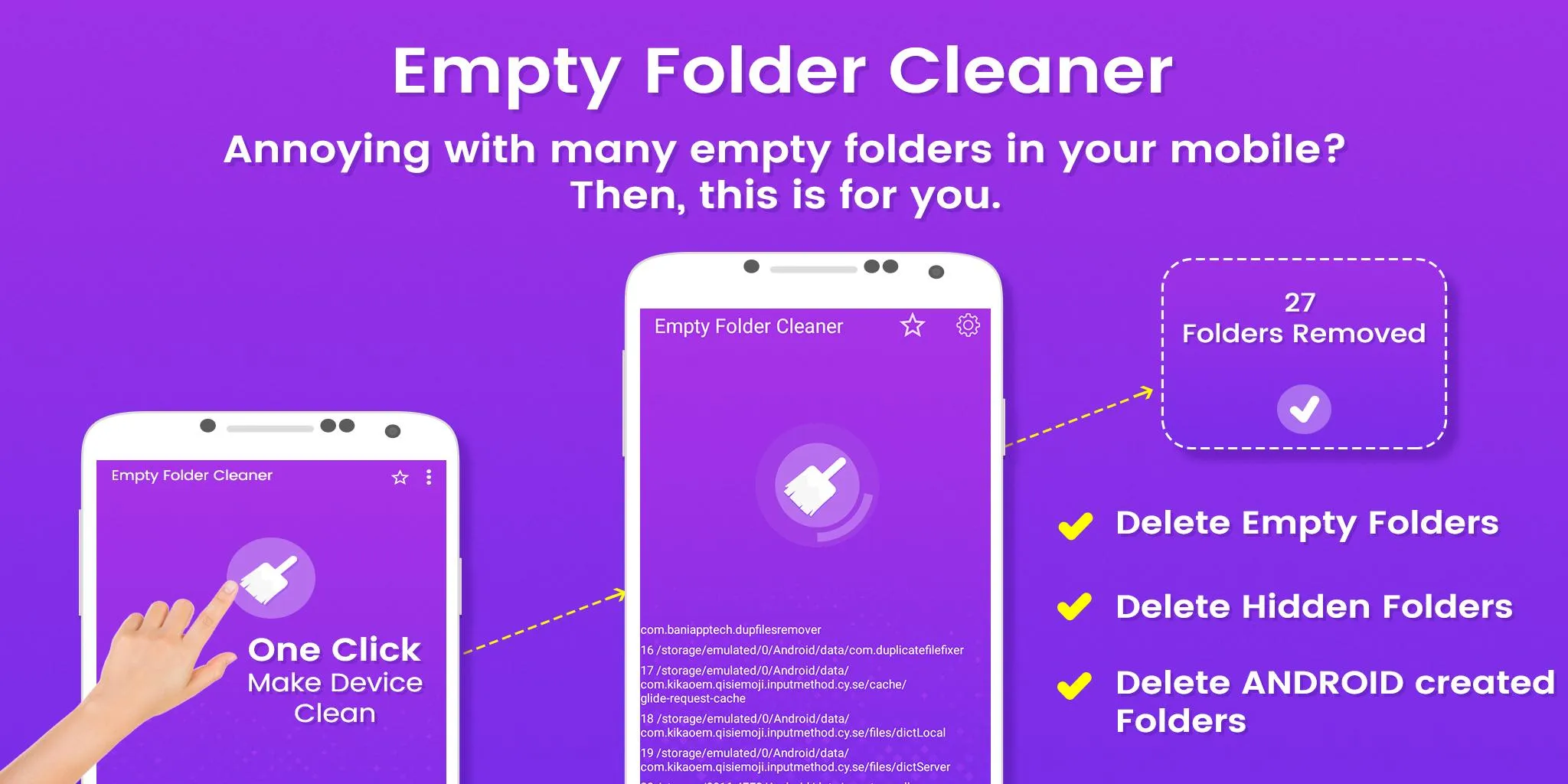 Empty Folder Cleaner - Delete  | Indus Appstore | Screenshot