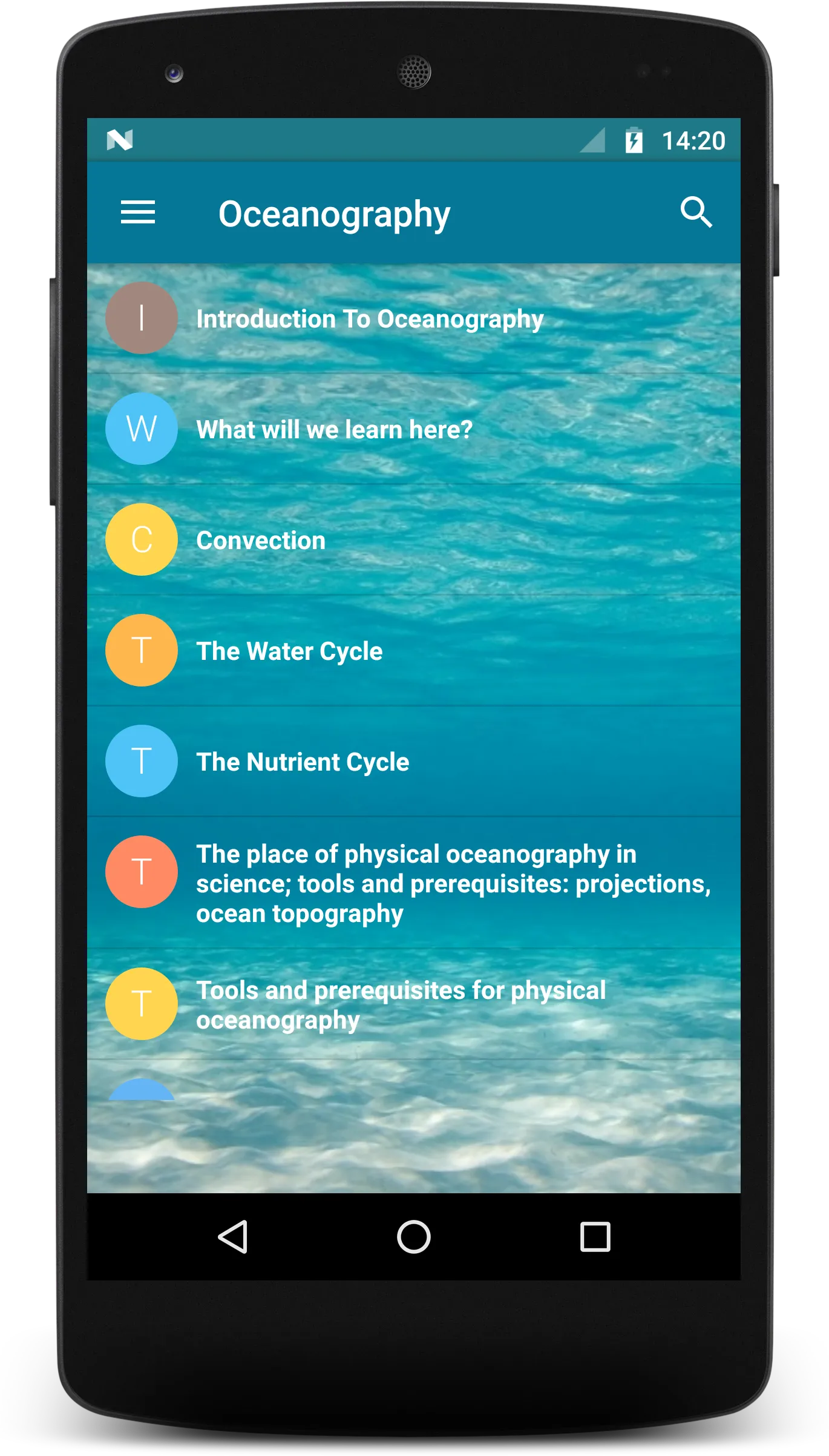 Oceanography | Indus Appstore | Screenshot