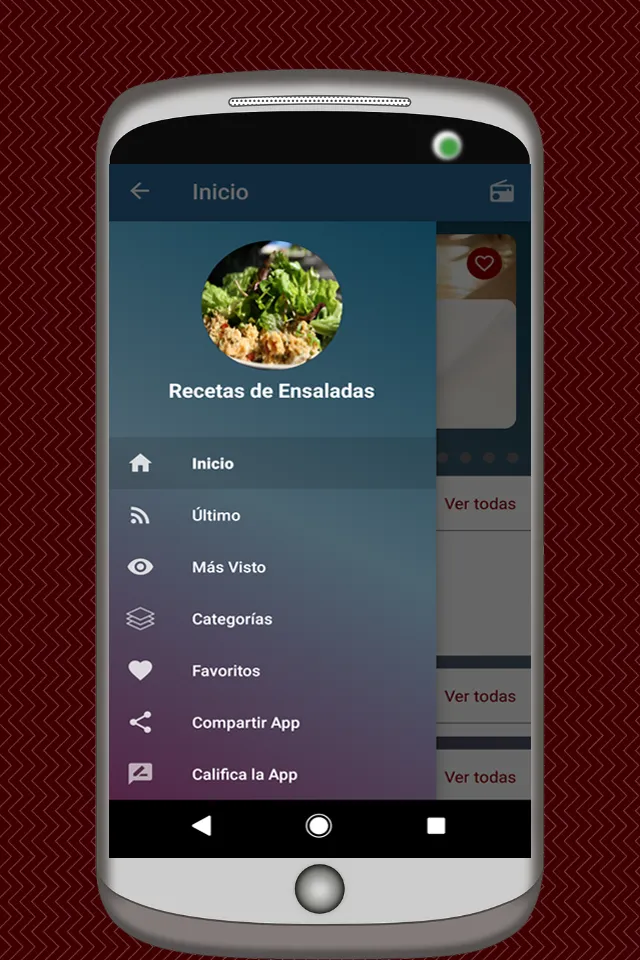 Recetas de Ensaladas | Indus Appstore | Screenshot