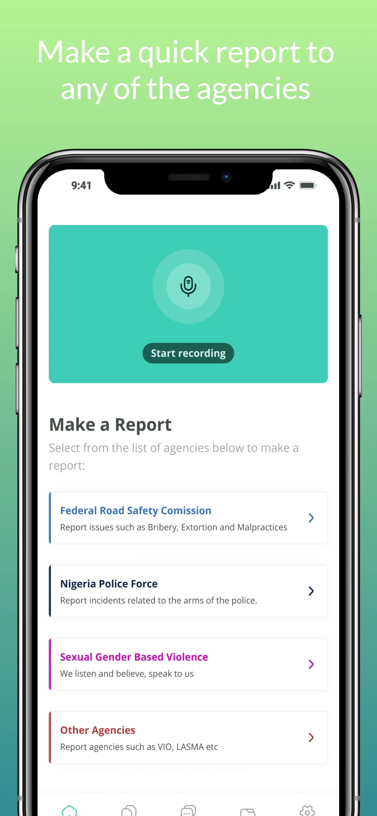 AFF Flagit: Report Incidents | Indus Appstore | Screenshot