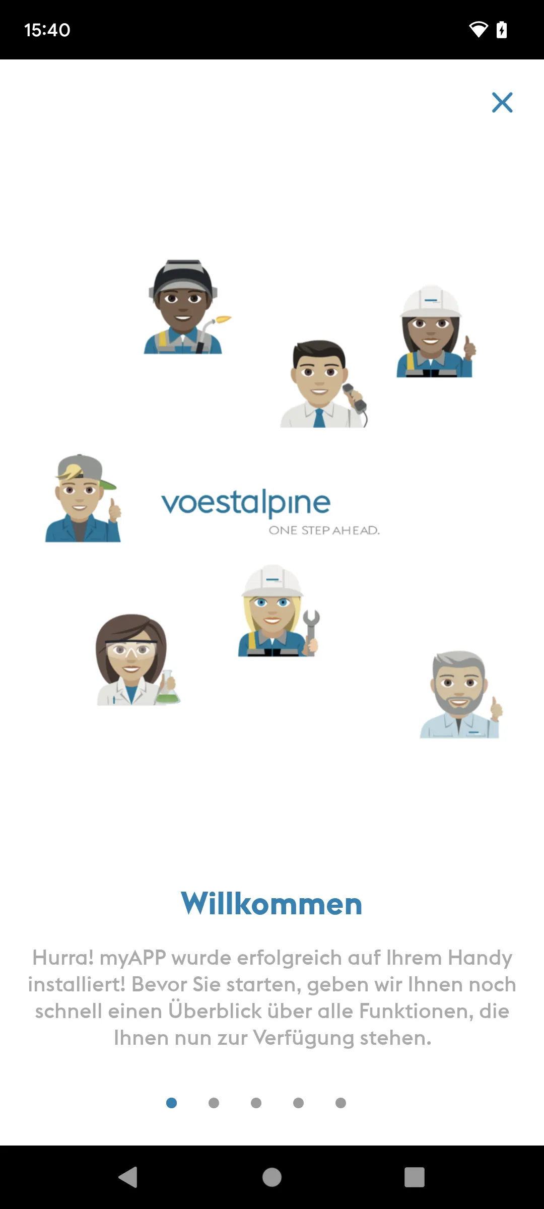 voestalpine myAPP | Indus Appstore | Screenshot