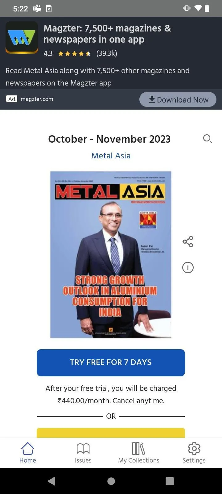 Metal Asia | Indus Appstore | Screenshot