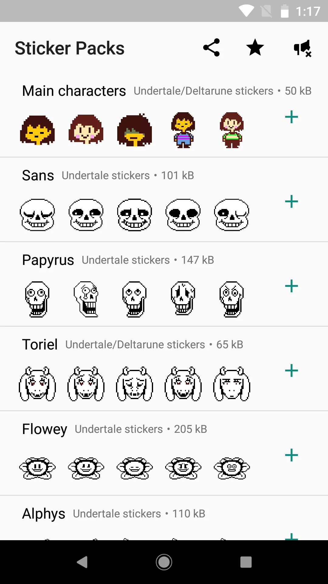 UNDERTALE WhatsApp Stickers | Indus Appstore | Screenshot