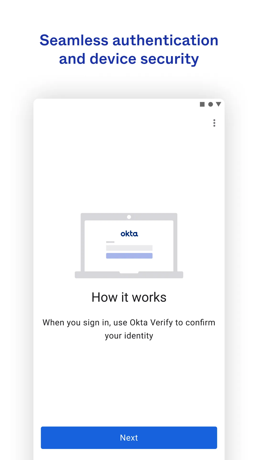 Okta Verify | Indus Appstore | Screenshot