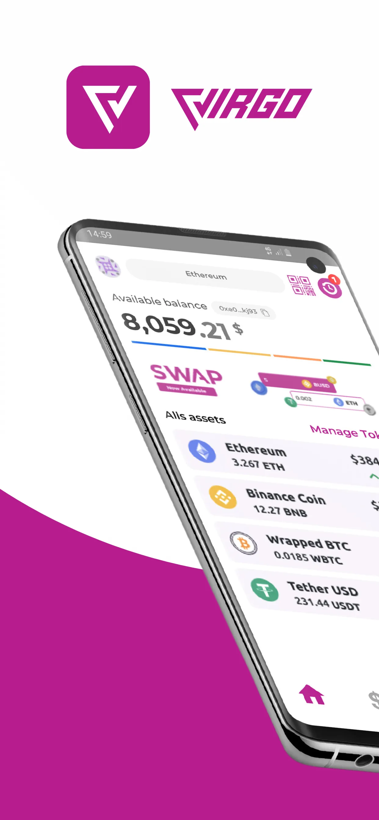 Virgo: Crypto Wallet | Indus Appstore | Screenshot