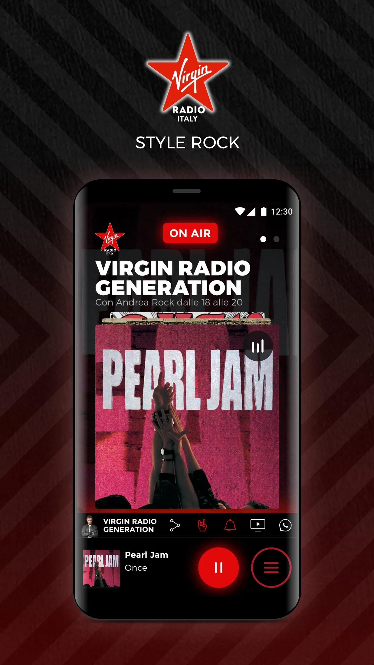 Virgin Radio Italy | Indus Appstore | Screenshot