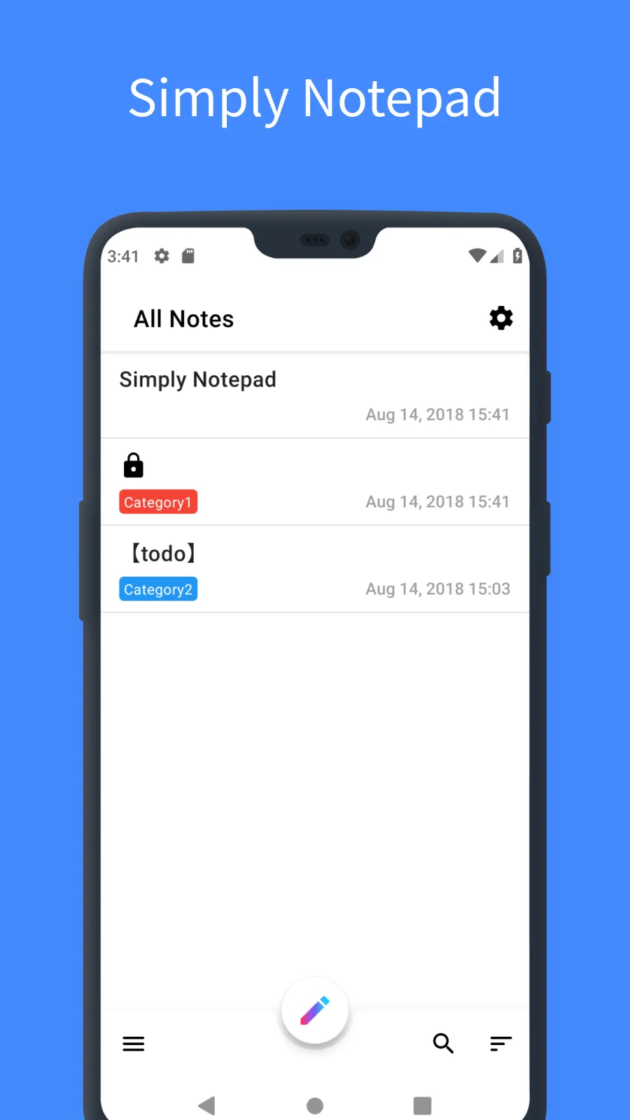 Notepad | Indus Appstore | Screenshot