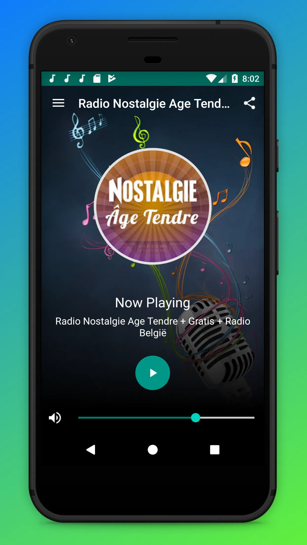 Nostalgie Radio Age Tendre App | Indus Appstore | Screenshot