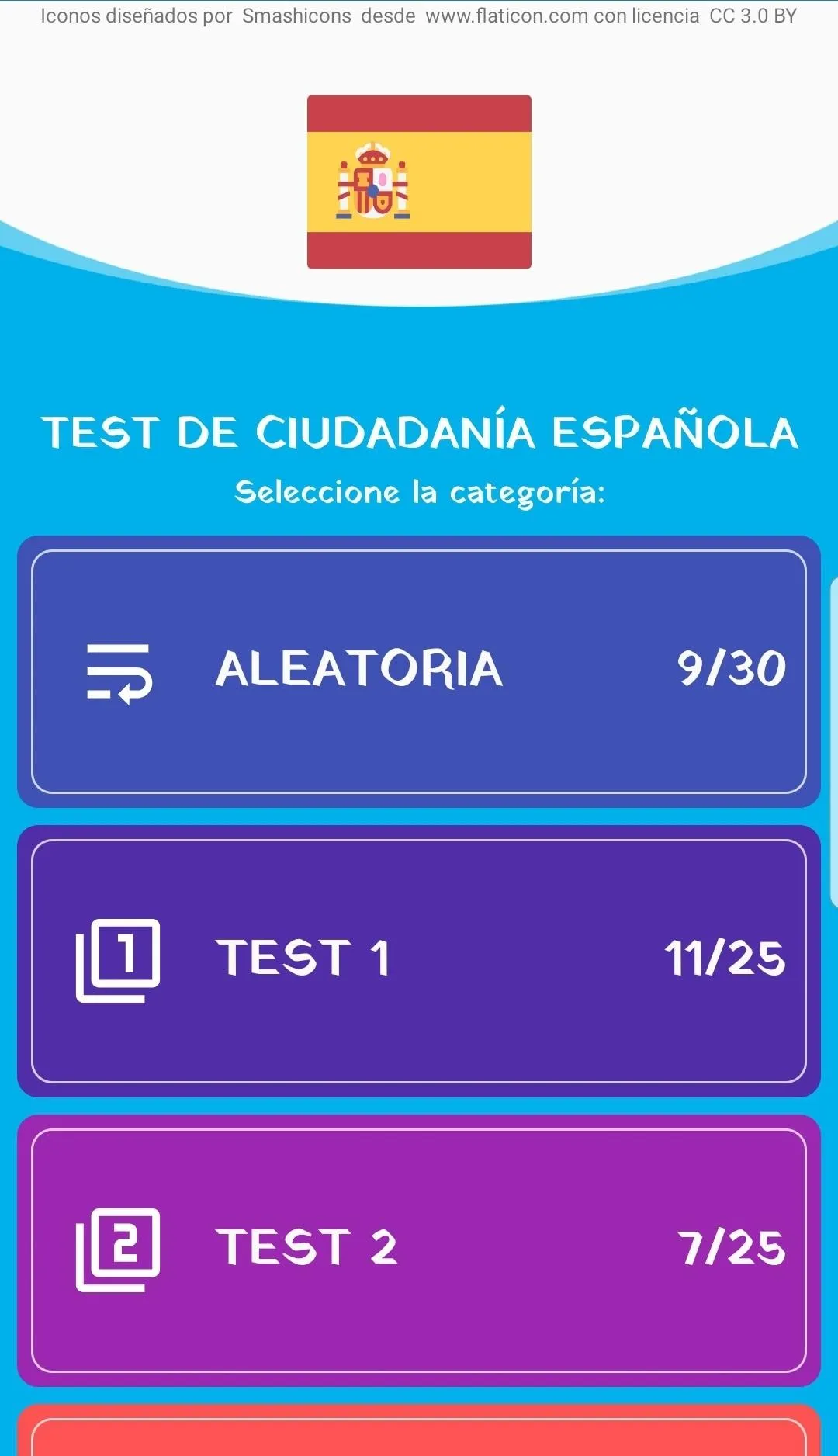 Test de Ciudadanía Española | Indus Appstore | Screenshot