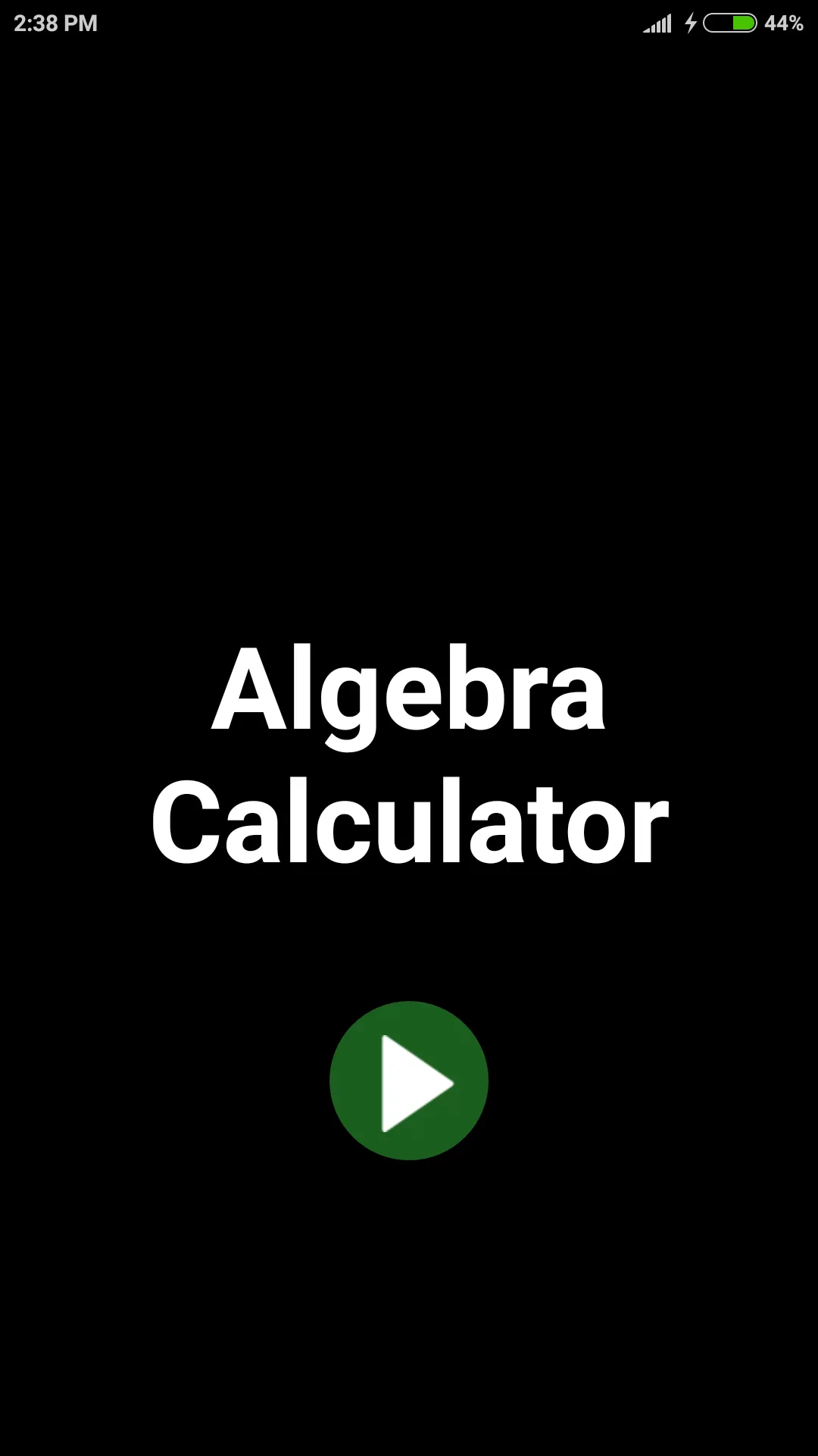 Algebra Calculator | Indus Appstore | Screenshot