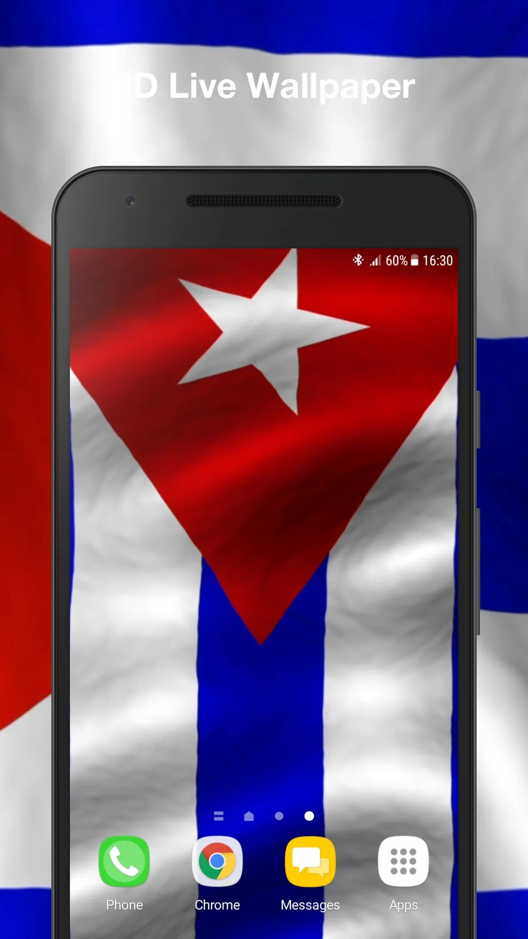 3d Cuba Flag Live Wallpaper | Indus Appstore | Screenshot