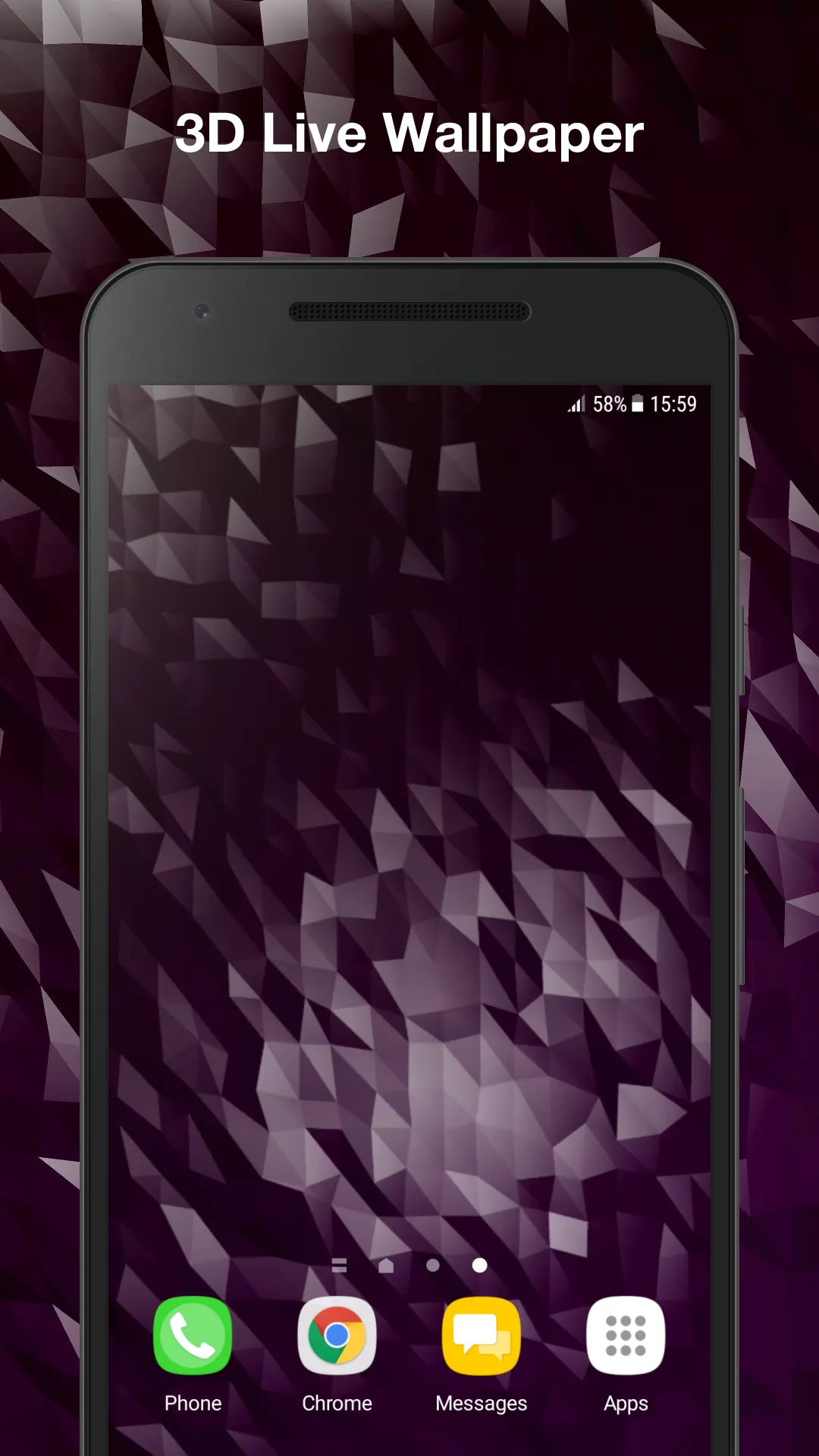 Minimalist Live Wallpaper | Indus Appstore | Screenshot