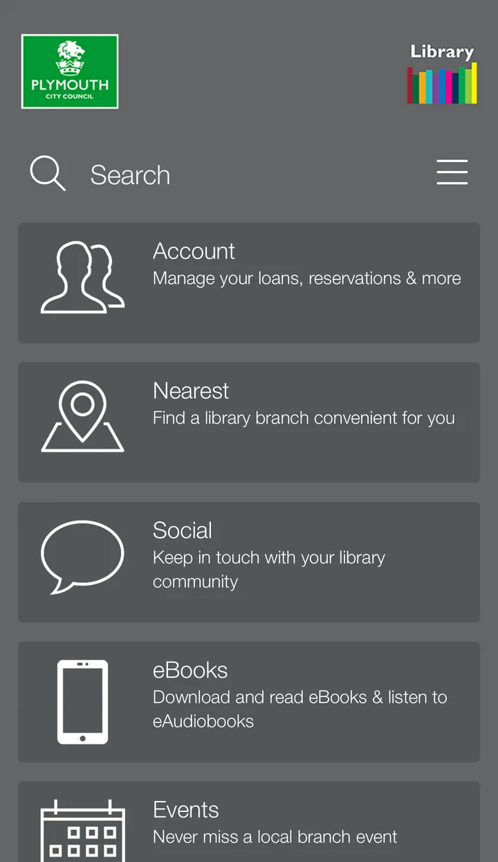 Plymouth Libraries | Indus Appstore | Screenshot