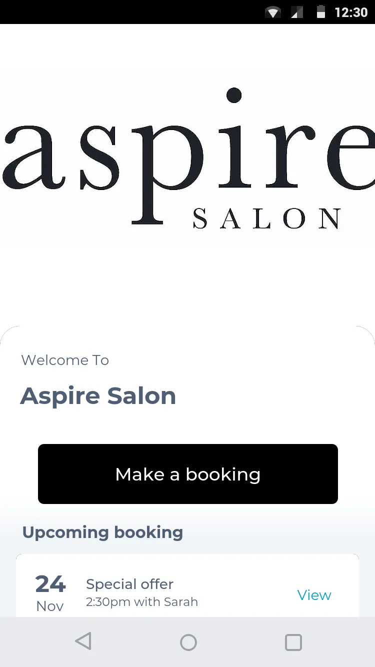 Aspire Salon | Indus Appstore | Screenshot