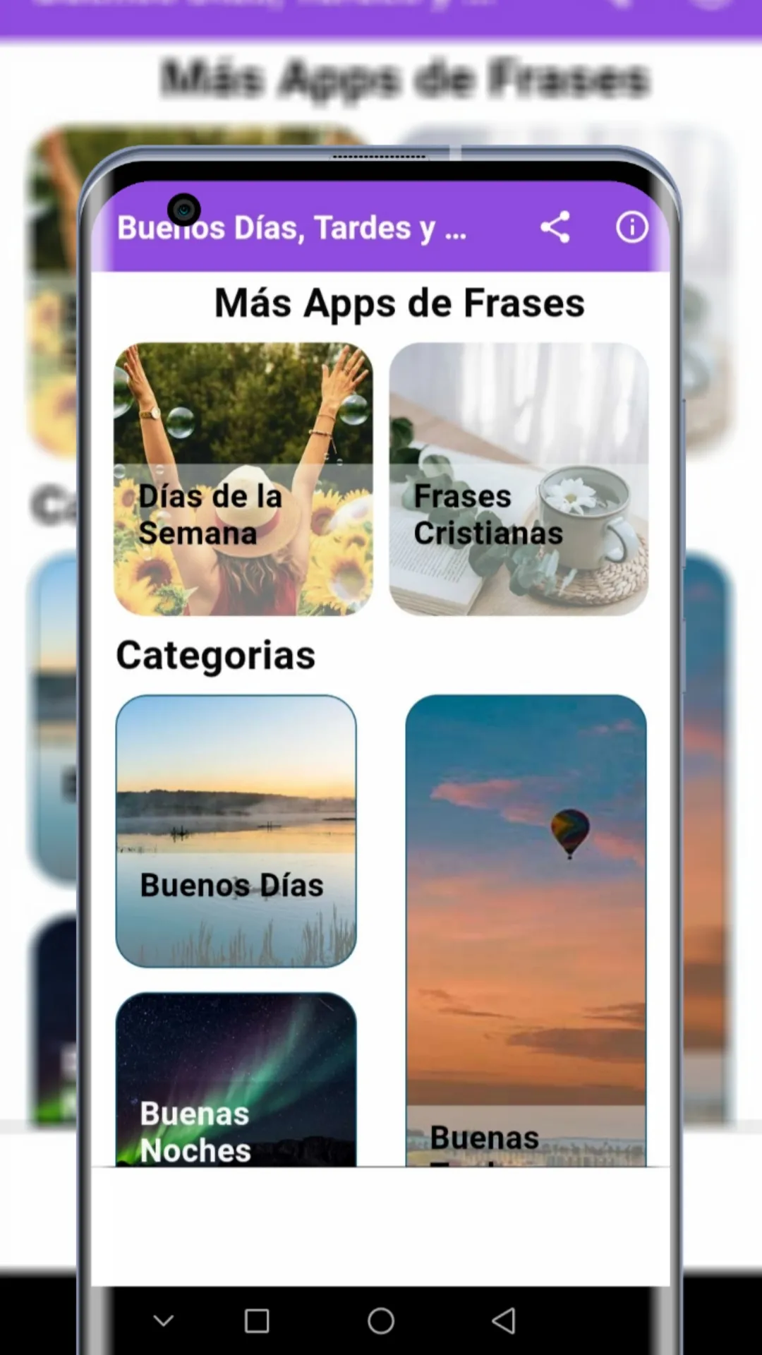 Buenos Días, Tardes y Noches | Indus Appstore | Screenshot