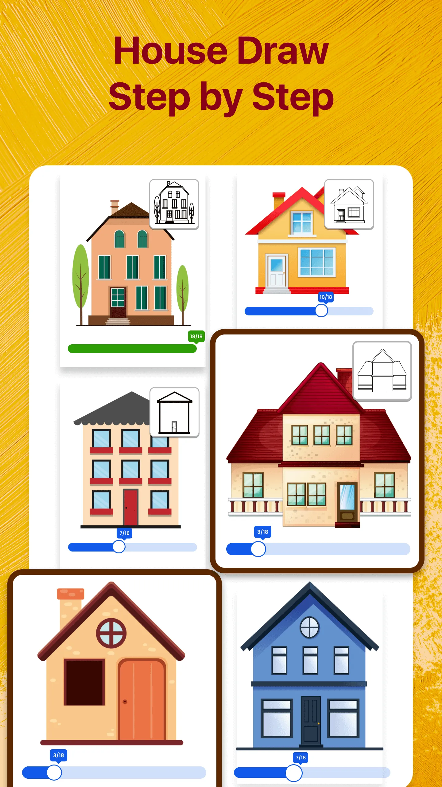 House Draw Step By Step | Indus Appstore | Screenshot