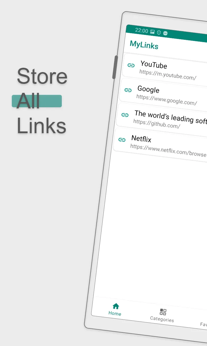 MyLinks |  All in one place | Indus Appstore | Screenshot