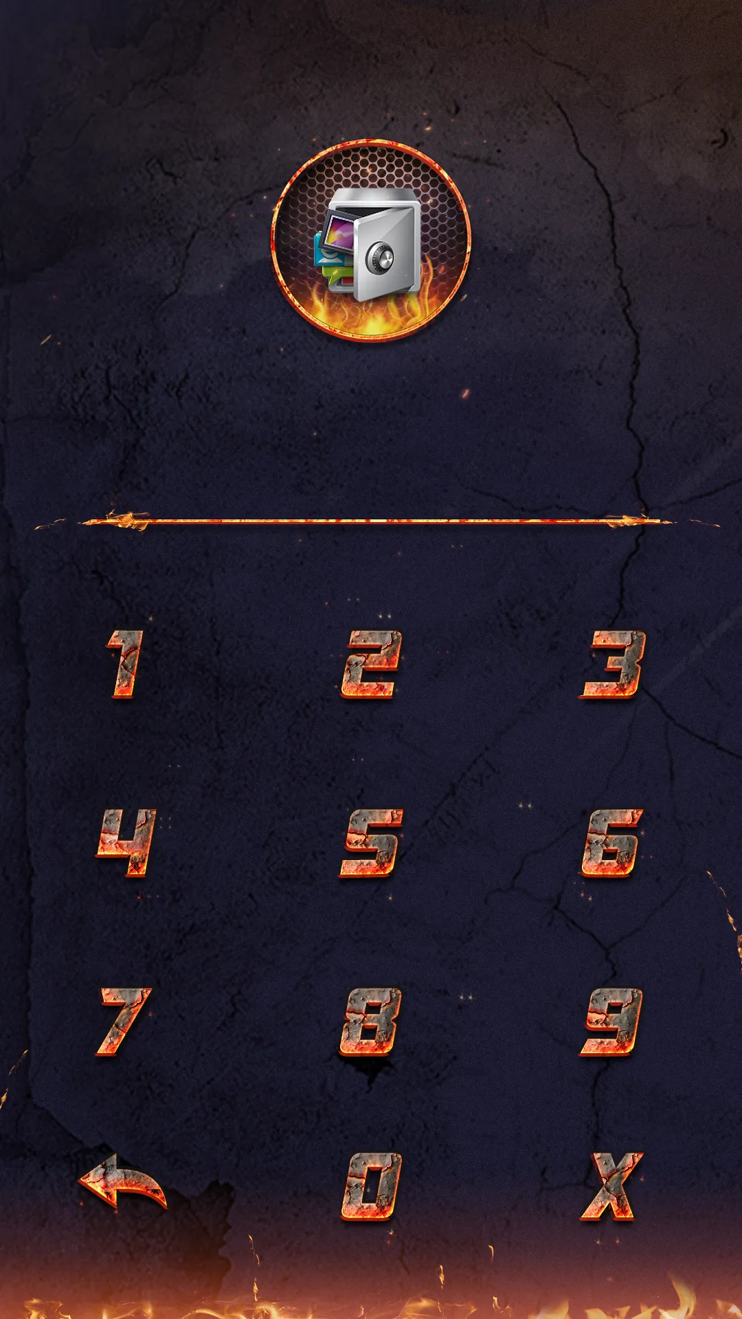 AppLock Theme Flame | Indus Appstore | Screenshot