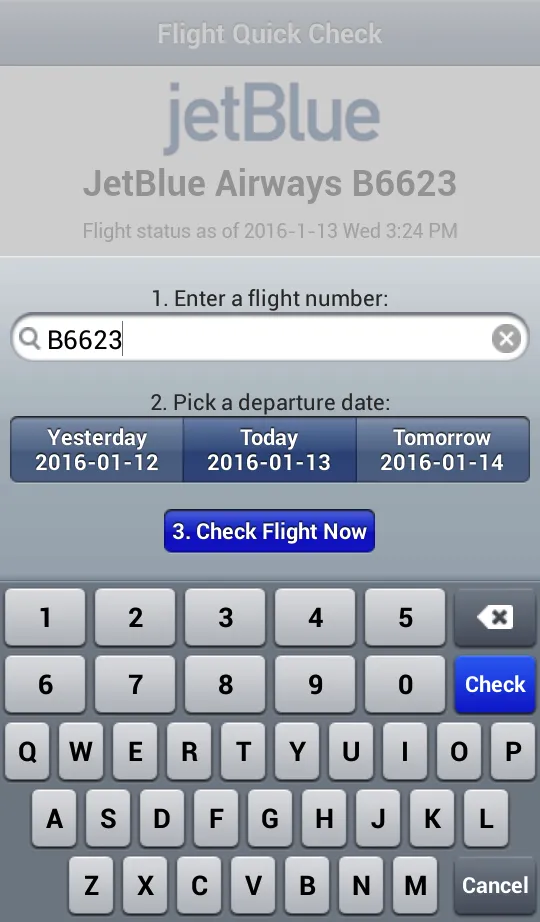 Quick Flight Status | Indus Appstore | Screenshot