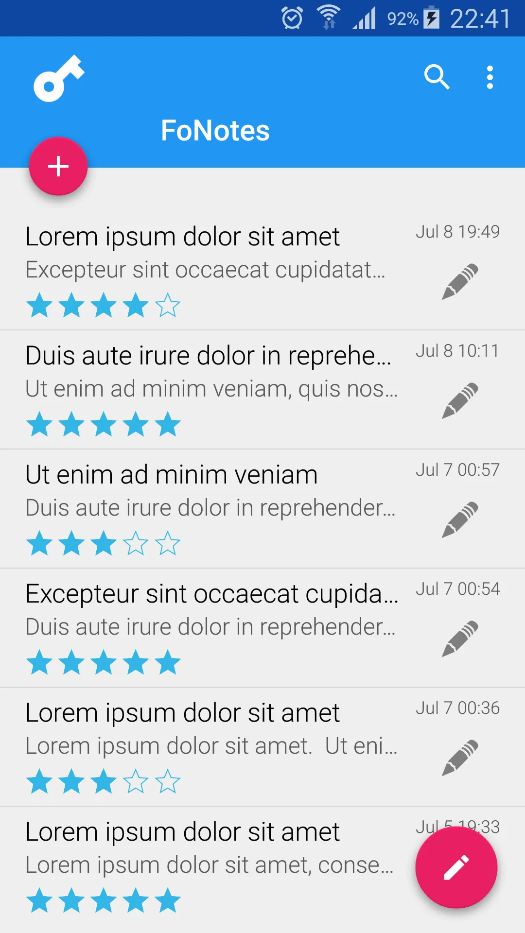 Password Protected Notes | Indus Appstore | Screenshot