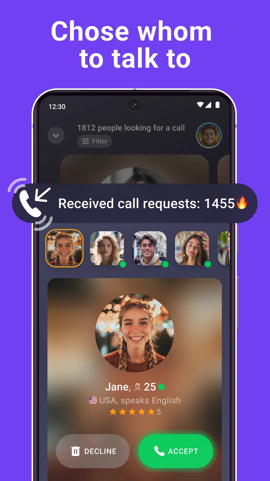 Wakie Voice Chat: Make Friends | Indus Appstore | Screenshot