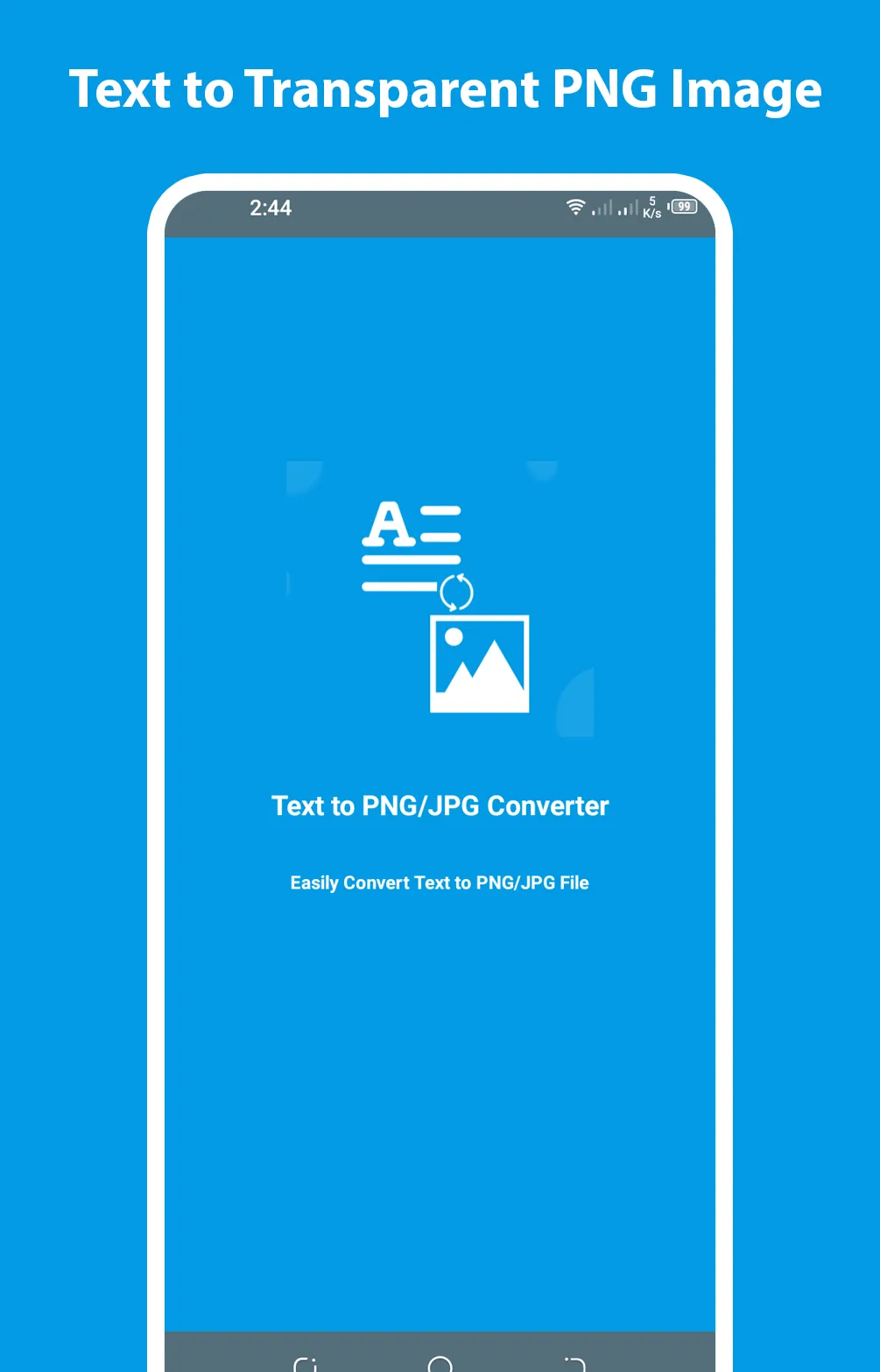 Text to Png Converter | Indus Appstore | Screenshot