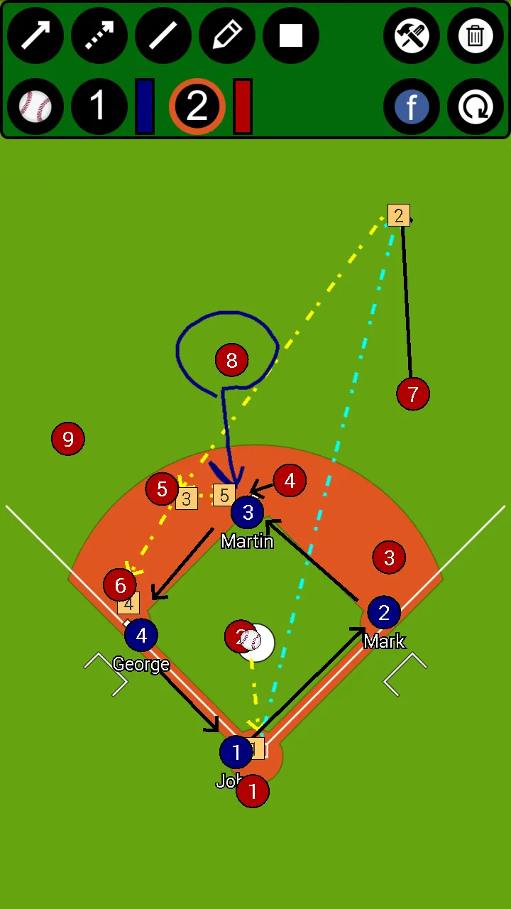 Baseball Tactic Board | Indus Appstore | Screenshot