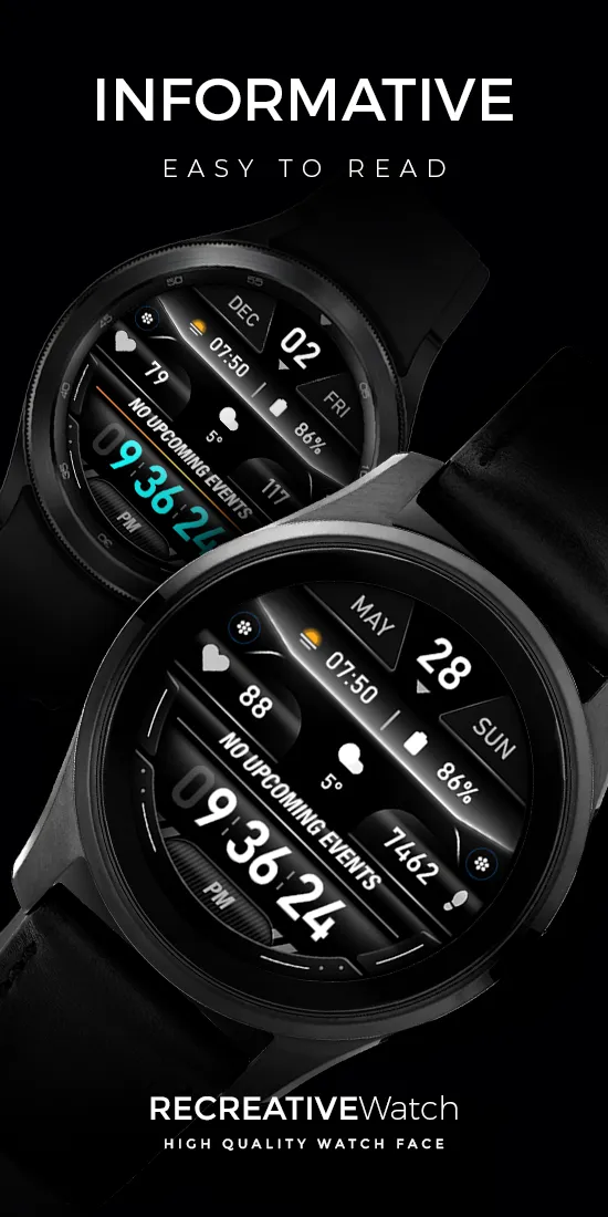 Digital Watch Face - RE03 | Indus Appstore | Screenshot