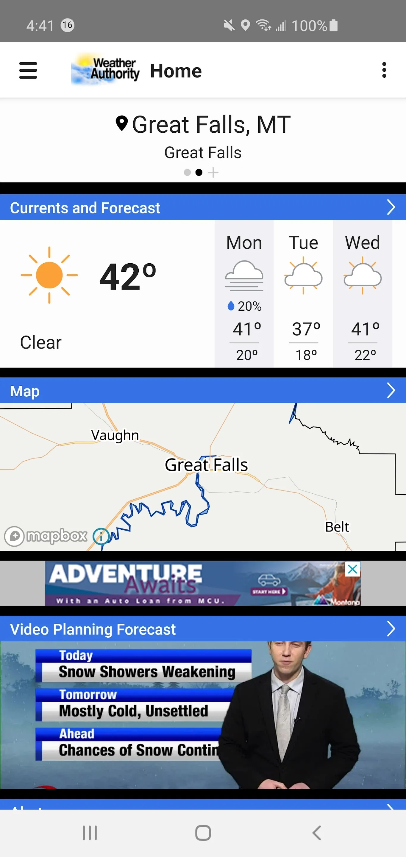 Montana Weather Authority | Indus Appstore | Screenshot