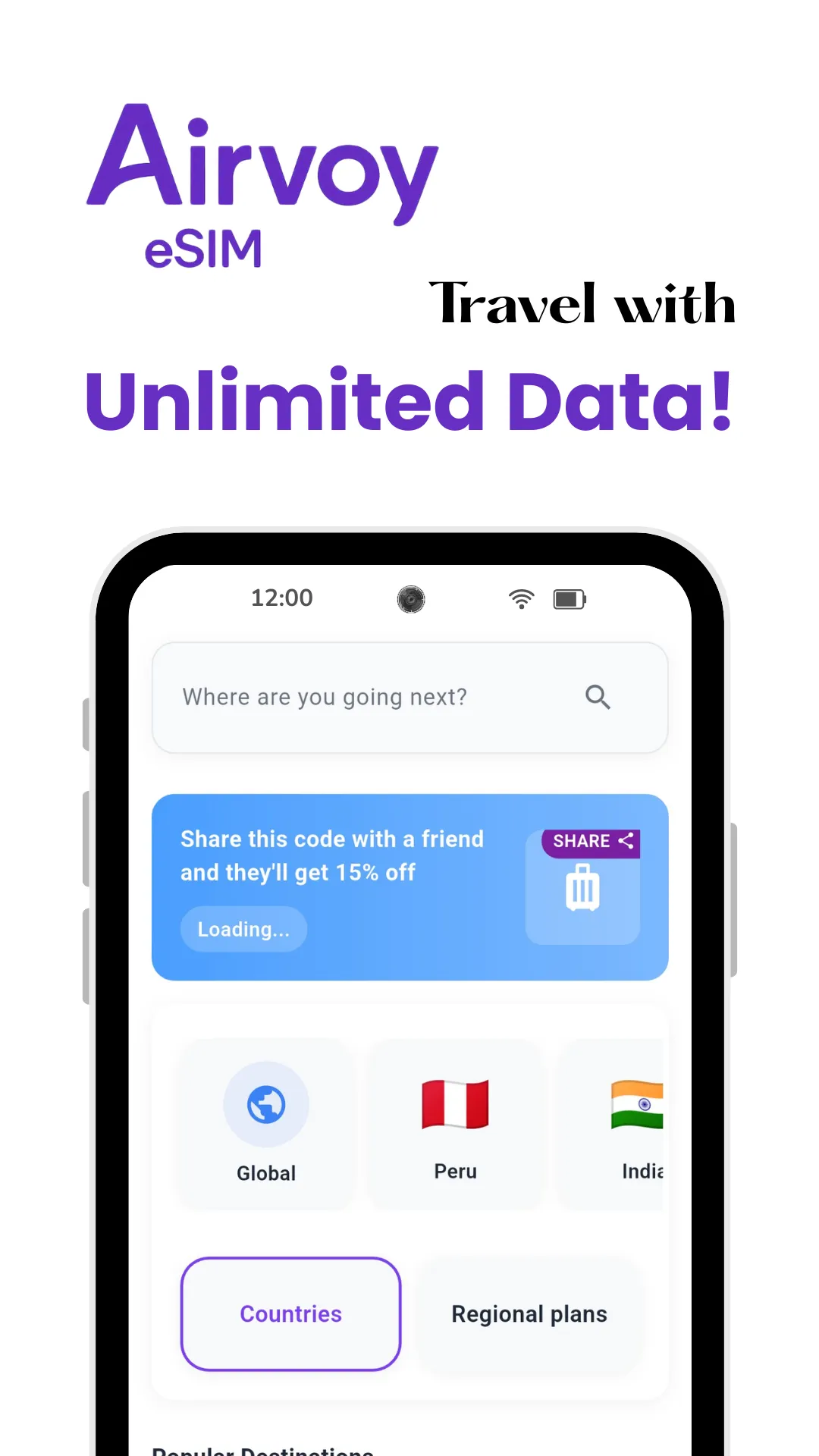 Airvoy eSIM | Indus Appstore | Screenshot