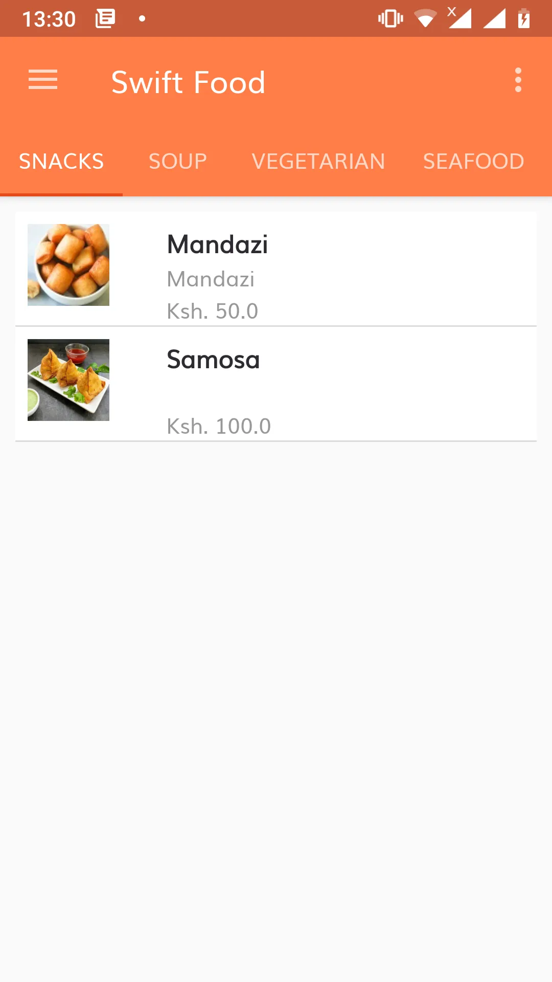 Swift Food | Indus Appstore | Screenshot