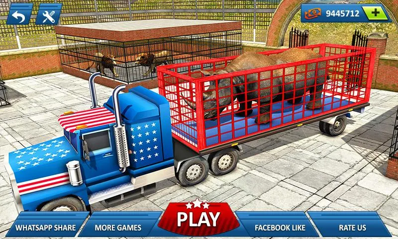 Offroad Wild Animal Truck Driv | Indus Appstore | Screenshot