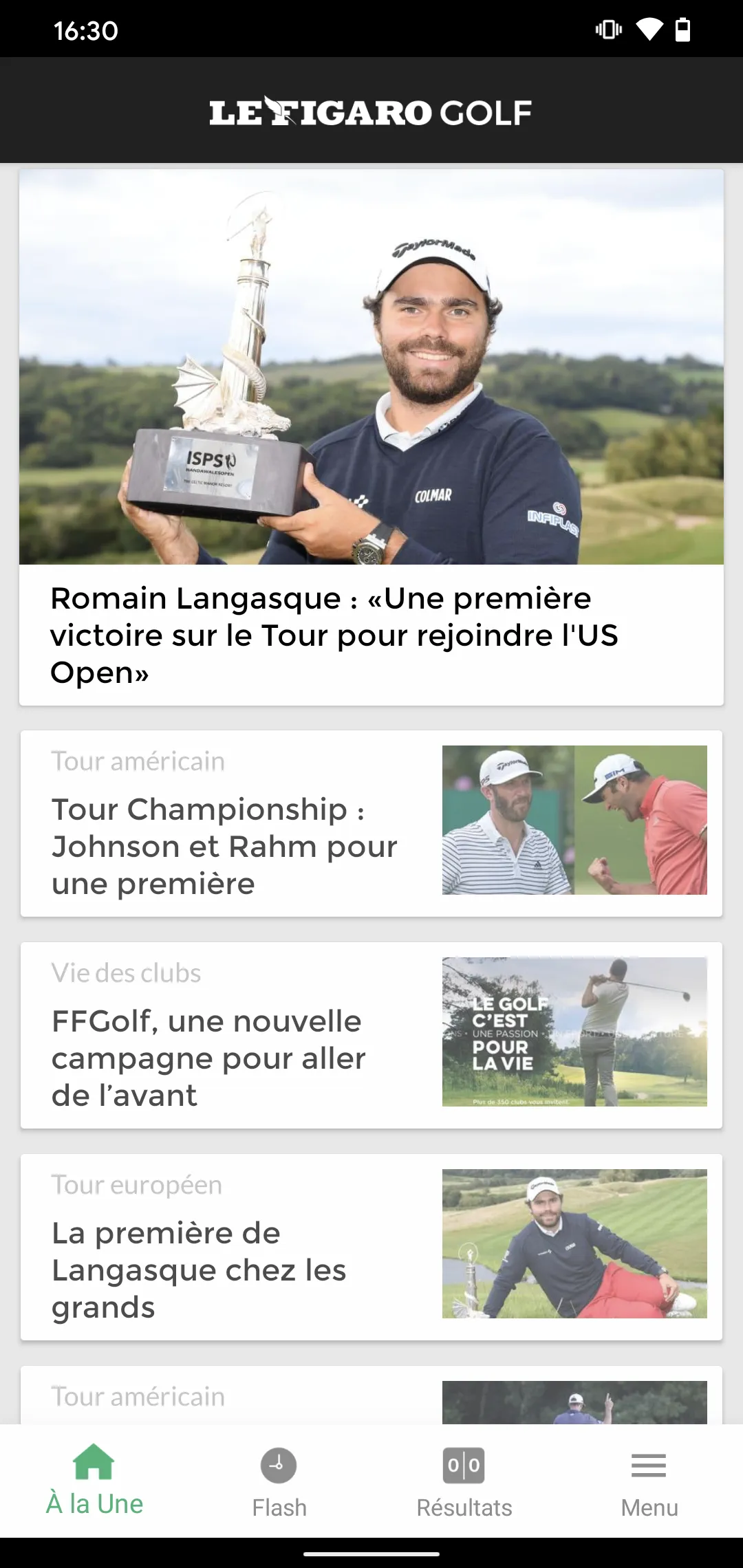 Figaro Golf: info et résultats | Indus Appstore | Screenshot