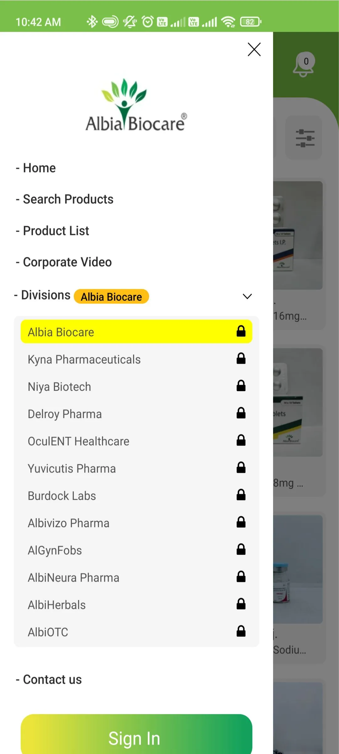 Albia Biocare | Indus Appstore | Screenshot