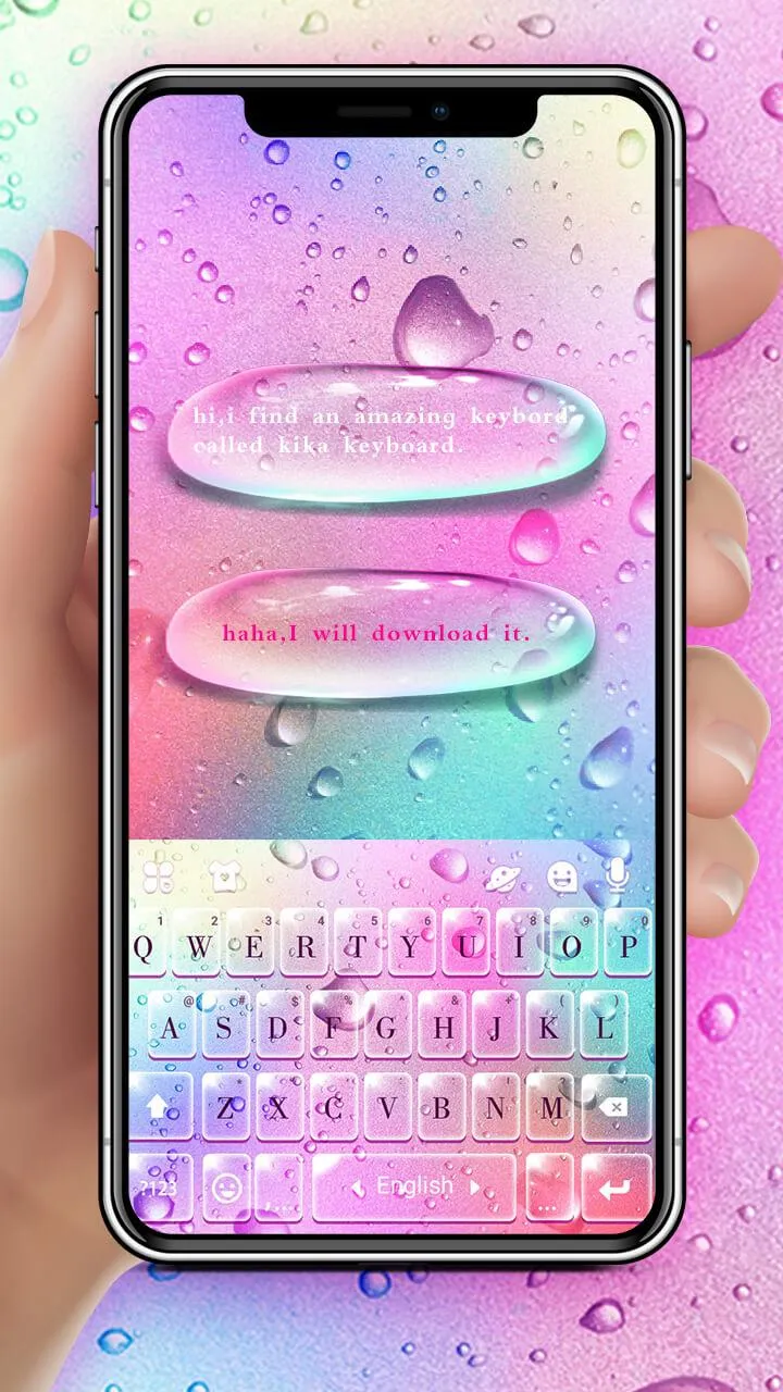 Colorful Waterdrop Theme | Indus Appstore | Screenshot