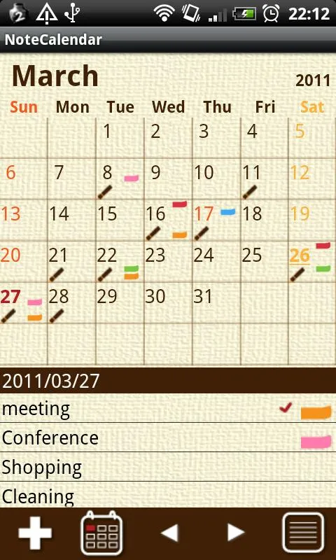 NoteCalendar | Indus Appstore | Screenshot