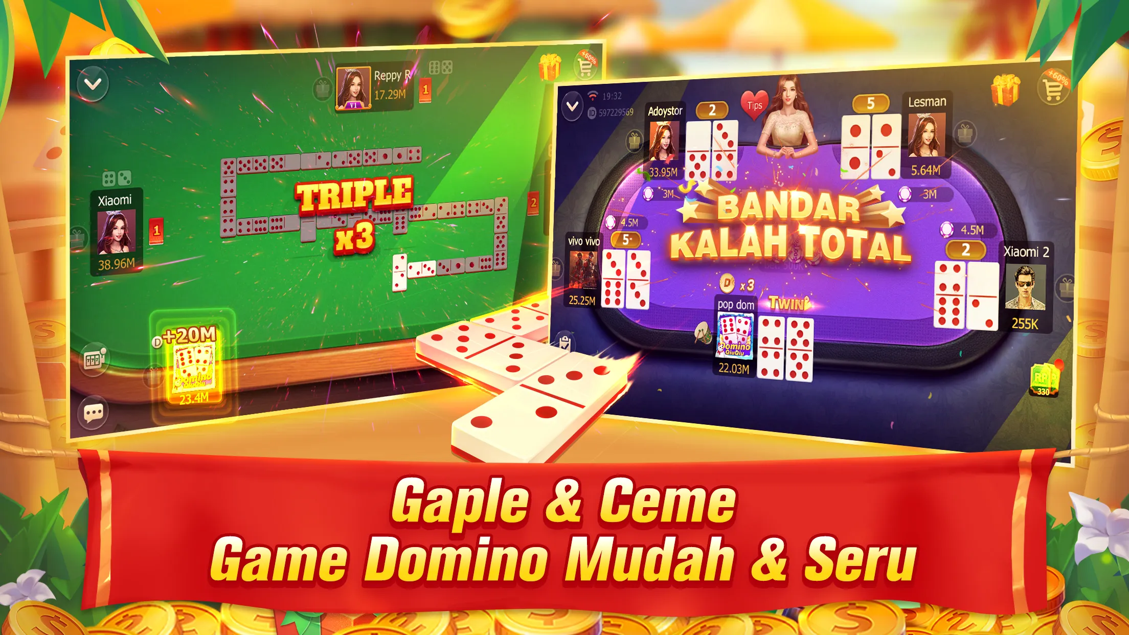 Domino QiuQiu 99 QQ Gaple Slot | Indus Appstore | Screenshot