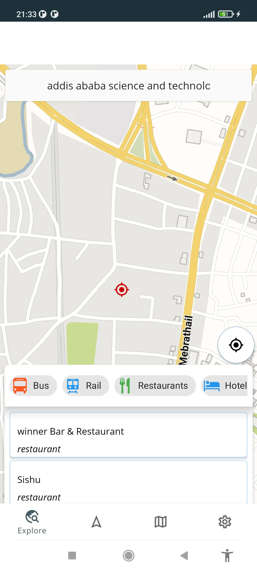 Addis Ababa Offline Map | Indus Appstore | Screenshot