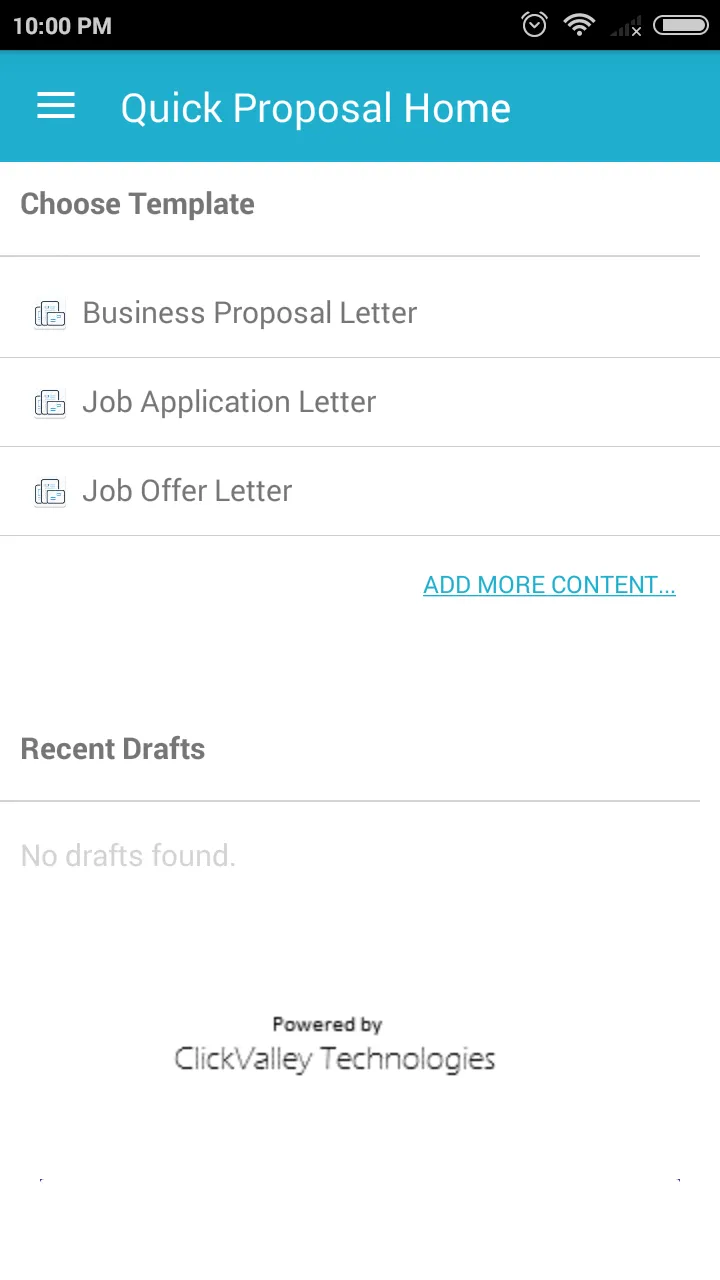 Quick Proposal | Indus Appstore | Screenshot