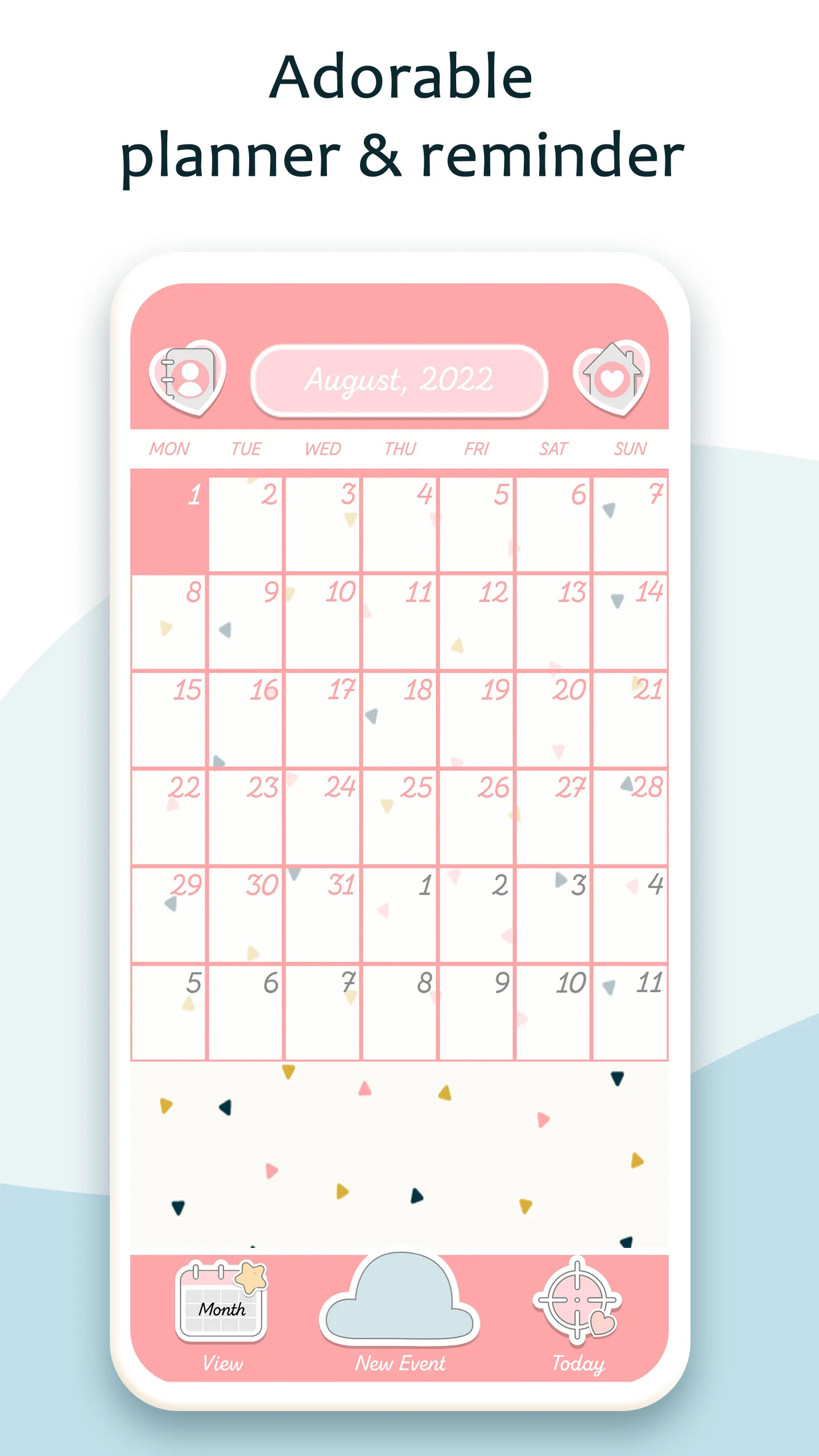 Rememberton: Cute Calendar | Indus Appstore | Screenshot