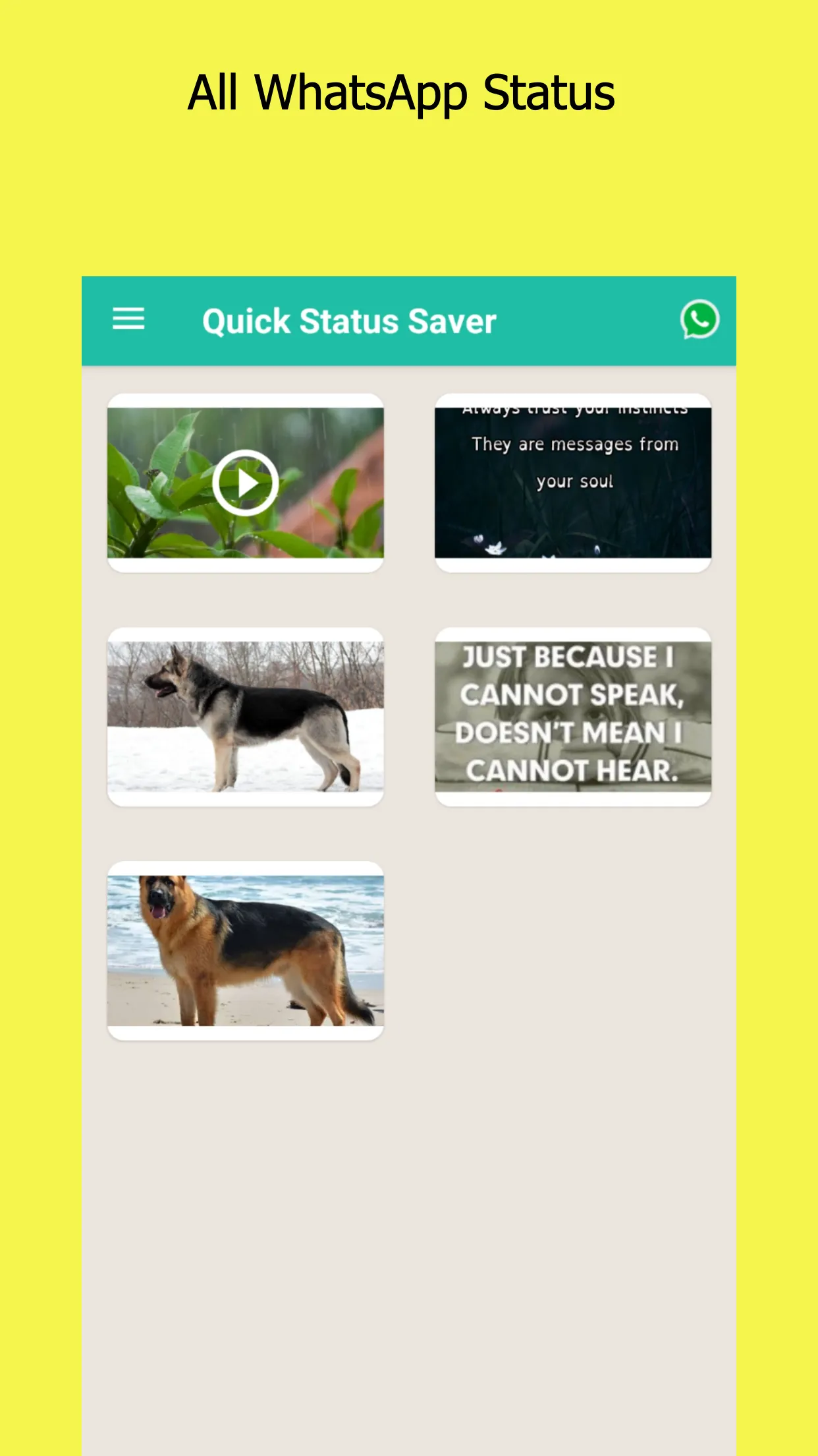 Quick Status Saver | Indus Appstore | Screenshot